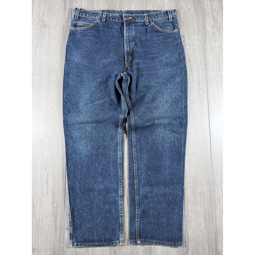 Levi's 550 Relaxed Fit Jeans 40x30 Blue Vintage Leather Tab Made in USA